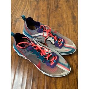 Nike Men's React Element 87 Red Orbit Running Shoes Sneakers CJ6897-061 Size 9.5